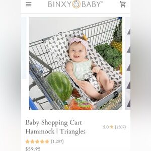Binxy Baby Shopping Cart Hammock